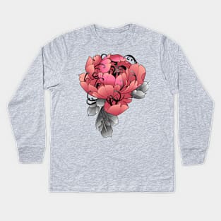 Peony Kids Long Sleeve T-Shirt